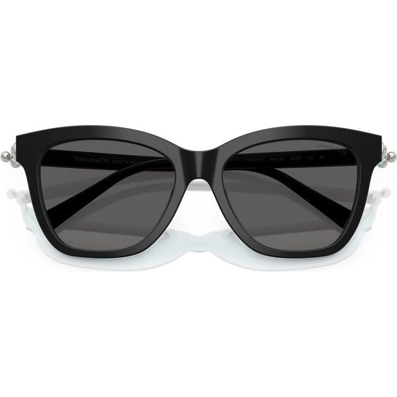 TF4241D, Black on Tiffany Blue/Dark Grey Lenses