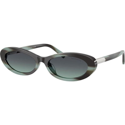 TF4250, Striped Black Tiffany/Dark Grey Azure Gradient Lenses