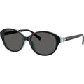 TF4263D, Black on Tiffany Blue/Dark Grey Lenses