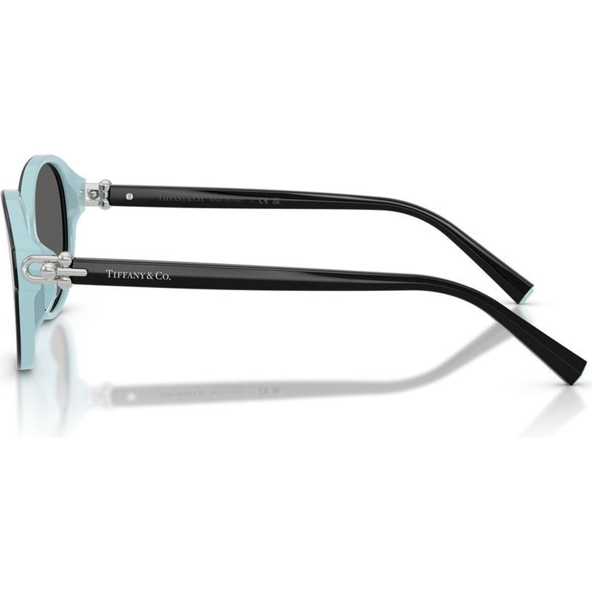 TF4263D, Black on Tiffany Blue/Dark Grey Lenses