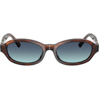 Tiffany & Co. TF4270U Spotted Brown Havana Azure Blue Gradient Front