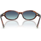 Tiffany & Co. TF4270U Spotted Brown Havana Azure Blue Gradient Inner