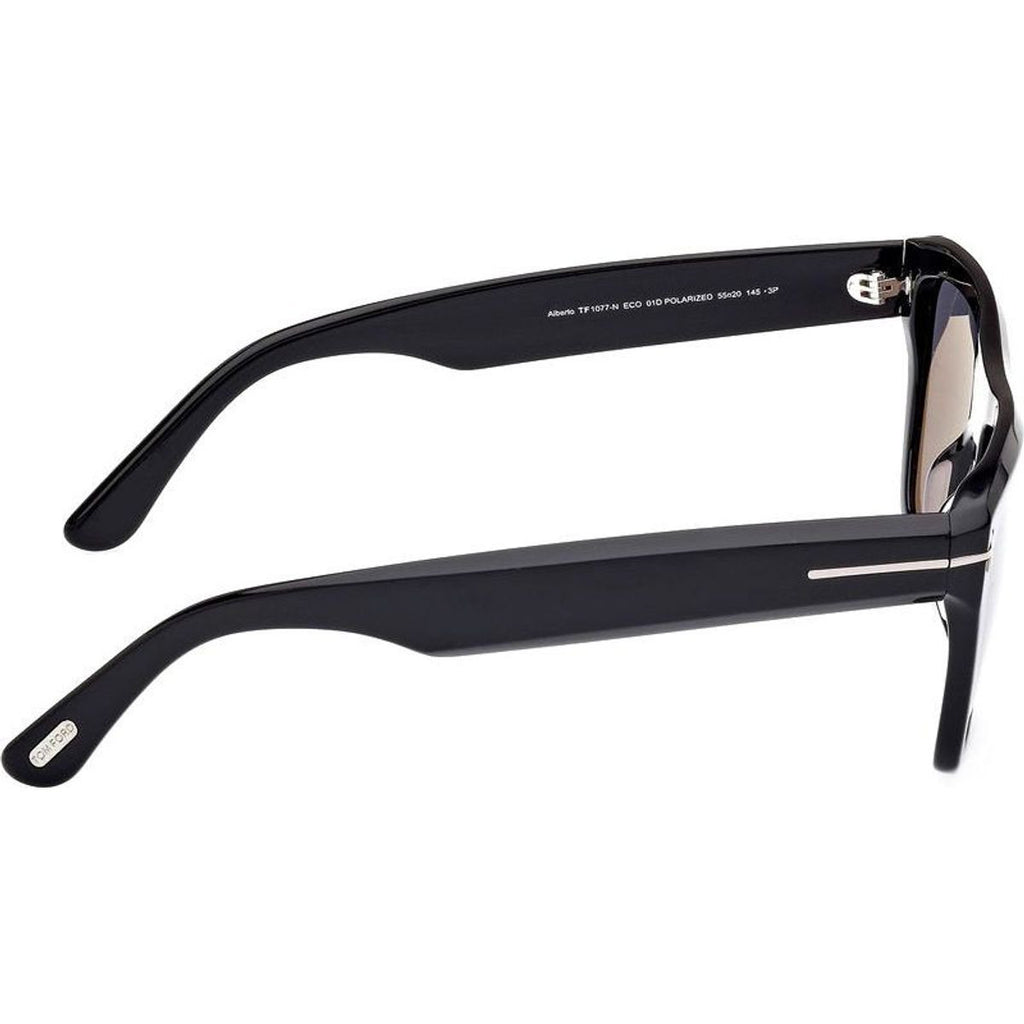 Alberto FT1077N, Shiny Black/Smoke Polarised Lenses