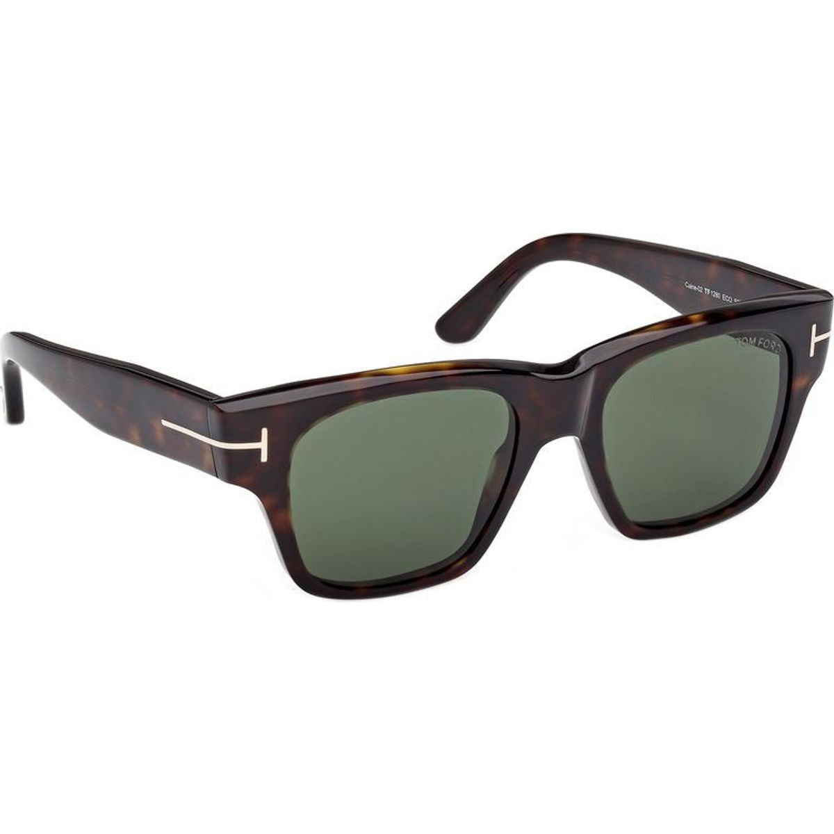 Caine 02 FT1280, Dark Havana/Green Lenses