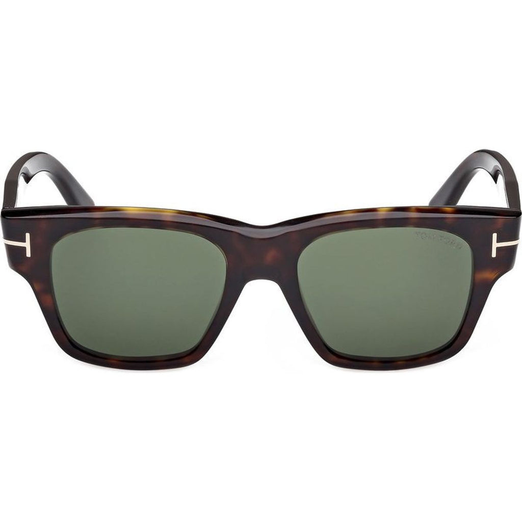 Caine 02 FT1280, Dark Havana/Green Lenses