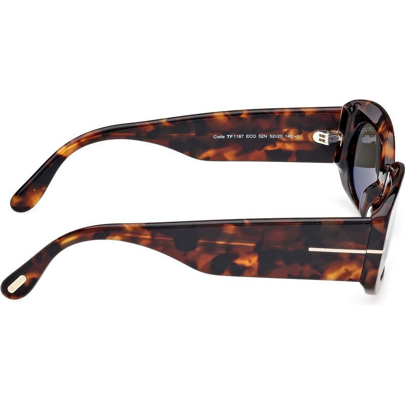 Cielle FT1187, Dark Havana/Green Lenses