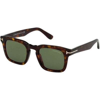 Dax FT0751, Dark Havana/Green Lenses 50 Eye Size