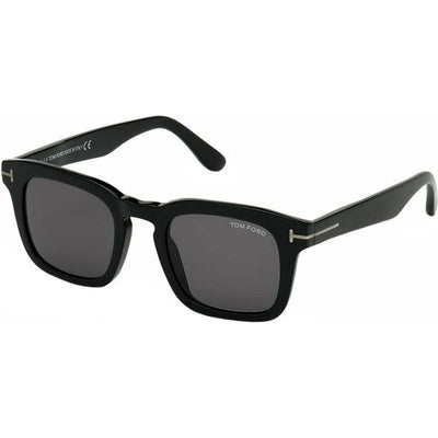 Dax FT0751, Shiny Black/Smoke Polarised Lenses 50 Eye Size
