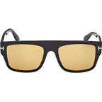 Dunning 02 FT0907, Shiny Black/Light Brown Lenses