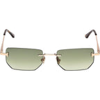 Ethan 02 FT1355, Shiny Rose Gold/Green Gradient Lenses