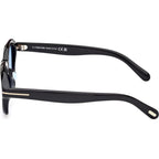FT1147-D, Shiny Black/Blue Lenses