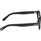 FT1147-D, Shiny Black/Blue Lenses