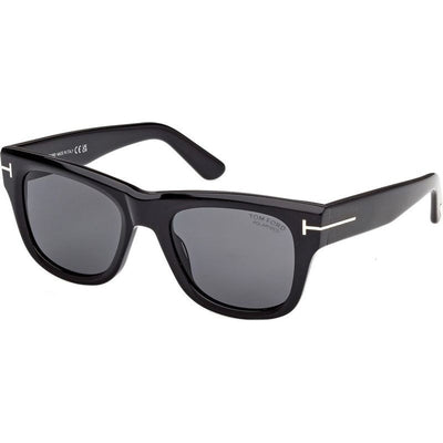 Finn 02 FT1304, Shiny Black/Smoke Polarised Lenses