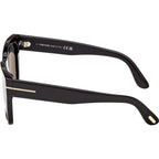 Flynn 02 FT1343, Shiny Black/Smoke Polarised Lenses