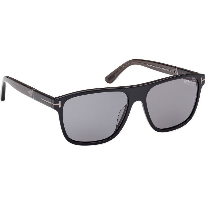 Frances FT1080N, Shiny Black/Smoke Polarised Lenses