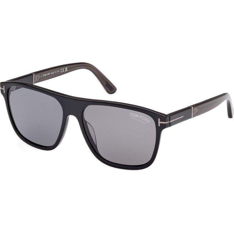 Frances FT1080N, Shiny Black/Smoke Polarised Lenses