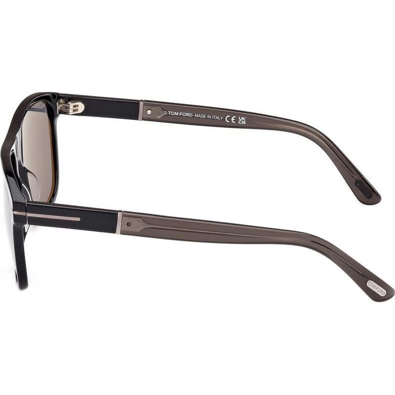 Frances FT1080N, Shiny Black/Smoke Polarised Lenses