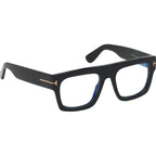 FT5634-B, Shiny Black/Clear Blue Light Lenses