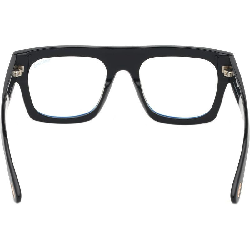 FT5634-B, Shiny Black/Clear Blue Light Lenses
