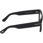 FT5634-B, Shiny Black/Clear Blue Light Lenses