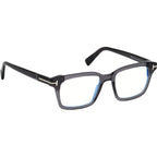 FT5661-B, Shiny Grey/Clear Blue Light Lenses