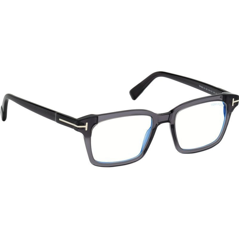 FT5661-B, Shiny Grey/Clear Blue Light Lenses