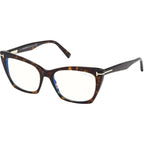 FT5709-B, Dark Havana/Clear Blue Light Lenses