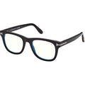 FT5820-B, Shiny Black/Clear Blue Light Lenses