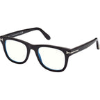 FT5820-B, Shiny Black/Clear Blue Light Lenses