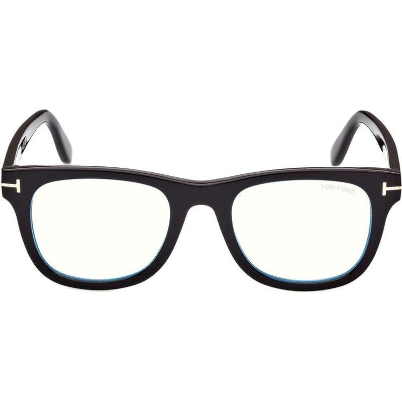 FT5820-B, Shiny Black/Clear Blue Light Lenses