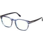 FT5868-B, Striped Blue/Clear Blue Light Lenses