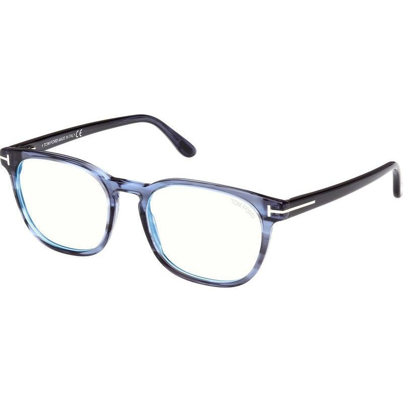FT5868-B, Striped Blue/Clear Blue Light Lenses