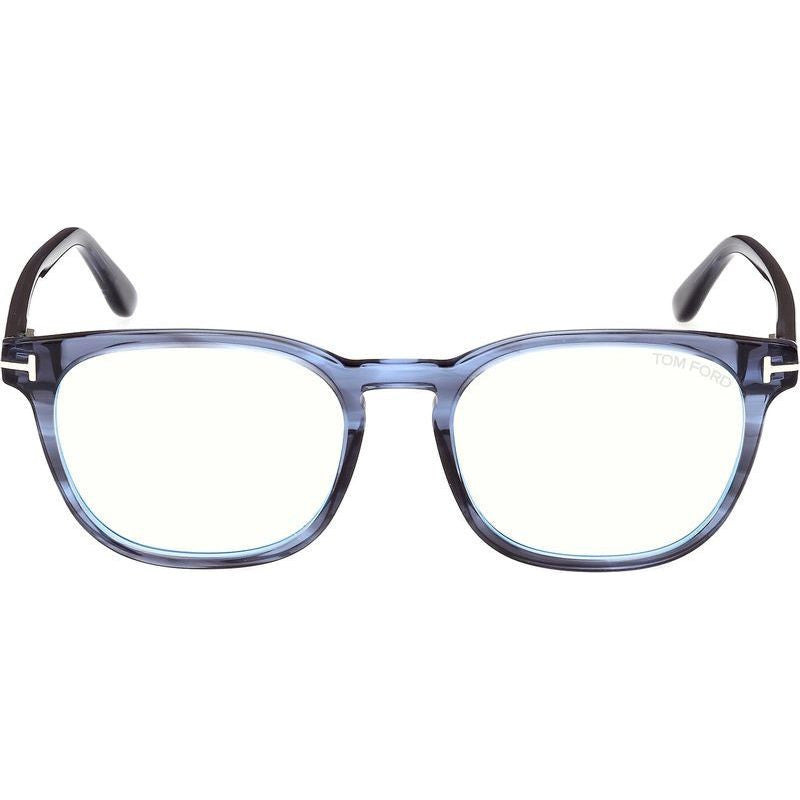 FT5868-B, Striped Blue/Clear Blue Light Lenses