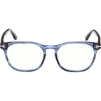FT5868-B, Striped Blue/Clear Blue Light Lenses