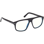 FT5901-B-N, Shiny Black/Clear Blue Light Lenses