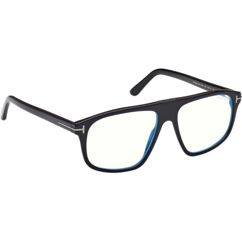 FT5901-B-N, Shiny Black/Clear Blue Light Lenses