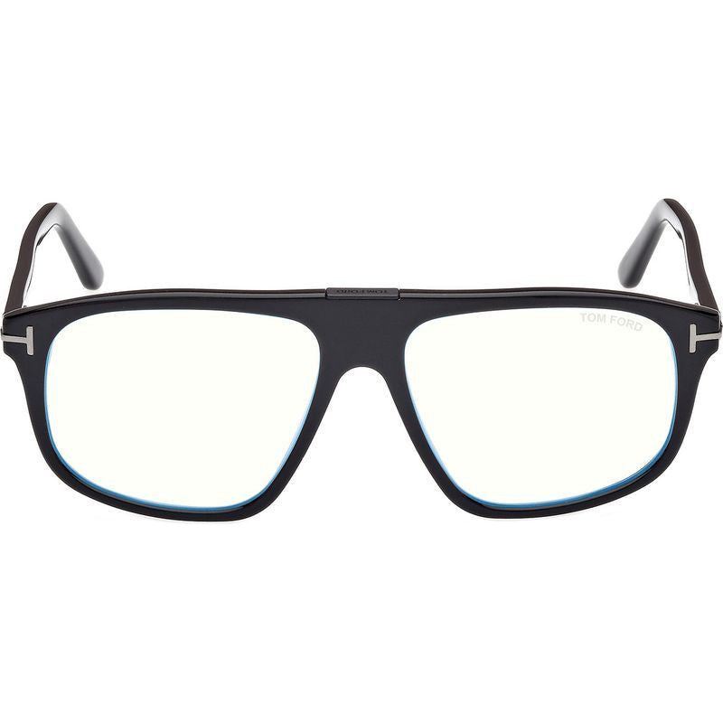 FT5901-B-N, Shiny Black/Clear Blue Light Lenses