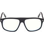 FT5901-B-N, Shiny Black/Clear Blue Light Lenses