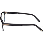 FT5938-B, Shiny Black/Clear Blue Light Lenses