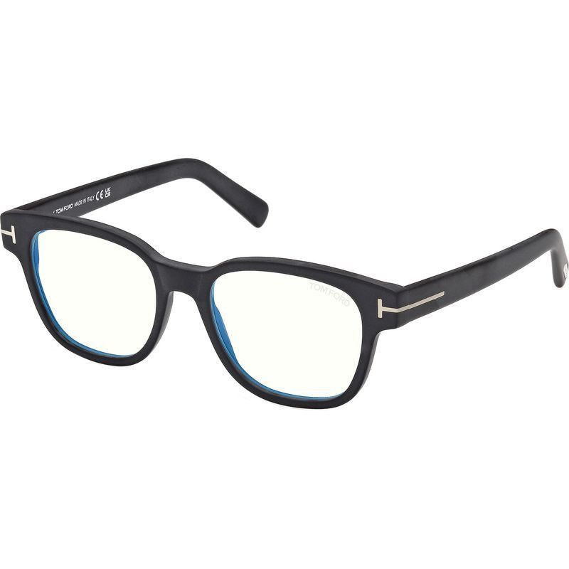 FT5977-B, Matte Black/Clear Blue Light Lenses