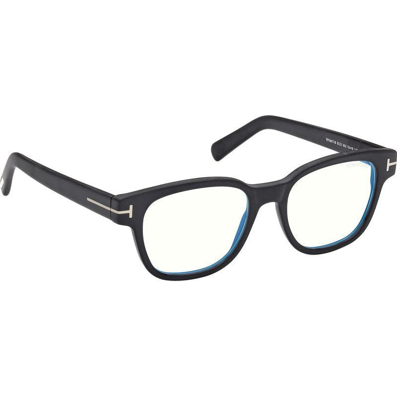 FT5977-B, Matte Black/Clear Blue Light Lenses