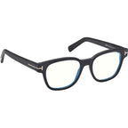 FT5977-B, Matte Black/Clear Blue Light Lenses