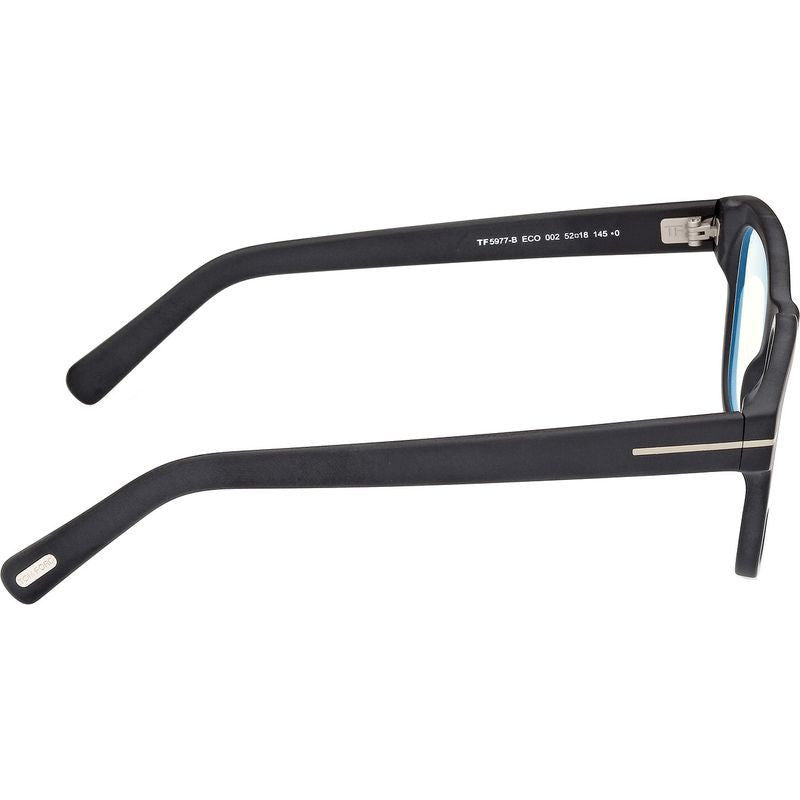 FT5977-B, Matte Black/Clear Blue Light Lenses