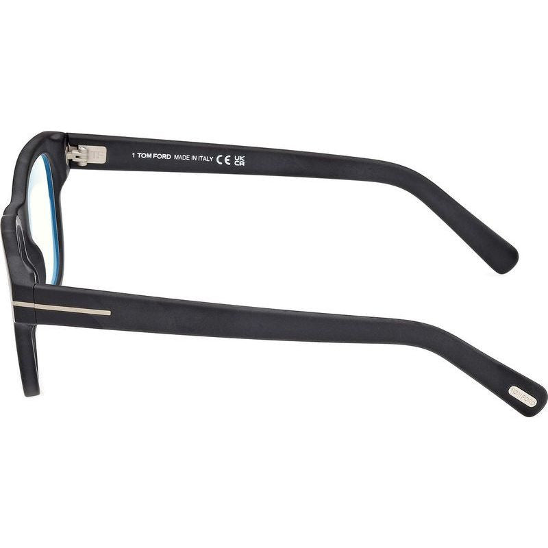 FT5977-B, Matte Black/Clear Blue Light Lenses