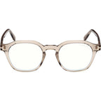 FT6013-K-B, Shiny Light Brown/Clear Blue Light Lenses