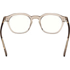 FT6013-K-B, Shiny Light Brown/Clear Blue Light Lenses