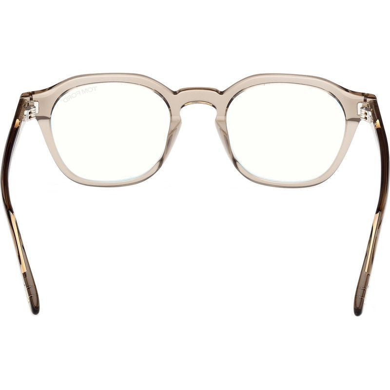 FT6013-K-B, Shiny Light Brown/Clear Blue Light Lenses