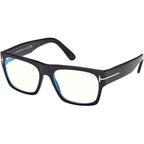 FT6035-B, Shiny Black/Clear Blue Light Lenses