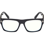 FT6035-B, Shiny Black/Clear Blue Light Lenses