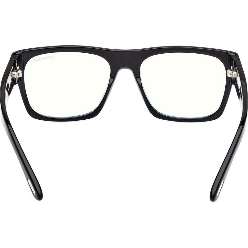 FT6035-B, Shiny Black/Clear Blue Light Lenses